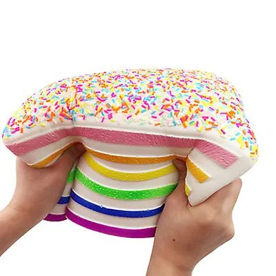 25*18*13cm Oversized Rainbow cake Squishy Slow rebound Decompression toys ?for kids,adult AZ16301