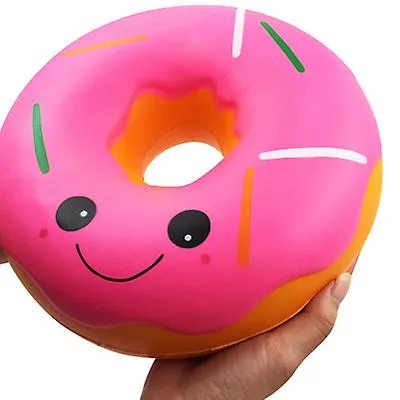 25cm*25cm*9.5cm pink Slow rebound super-large donut squishy, a stress-relieving toy AZ22228