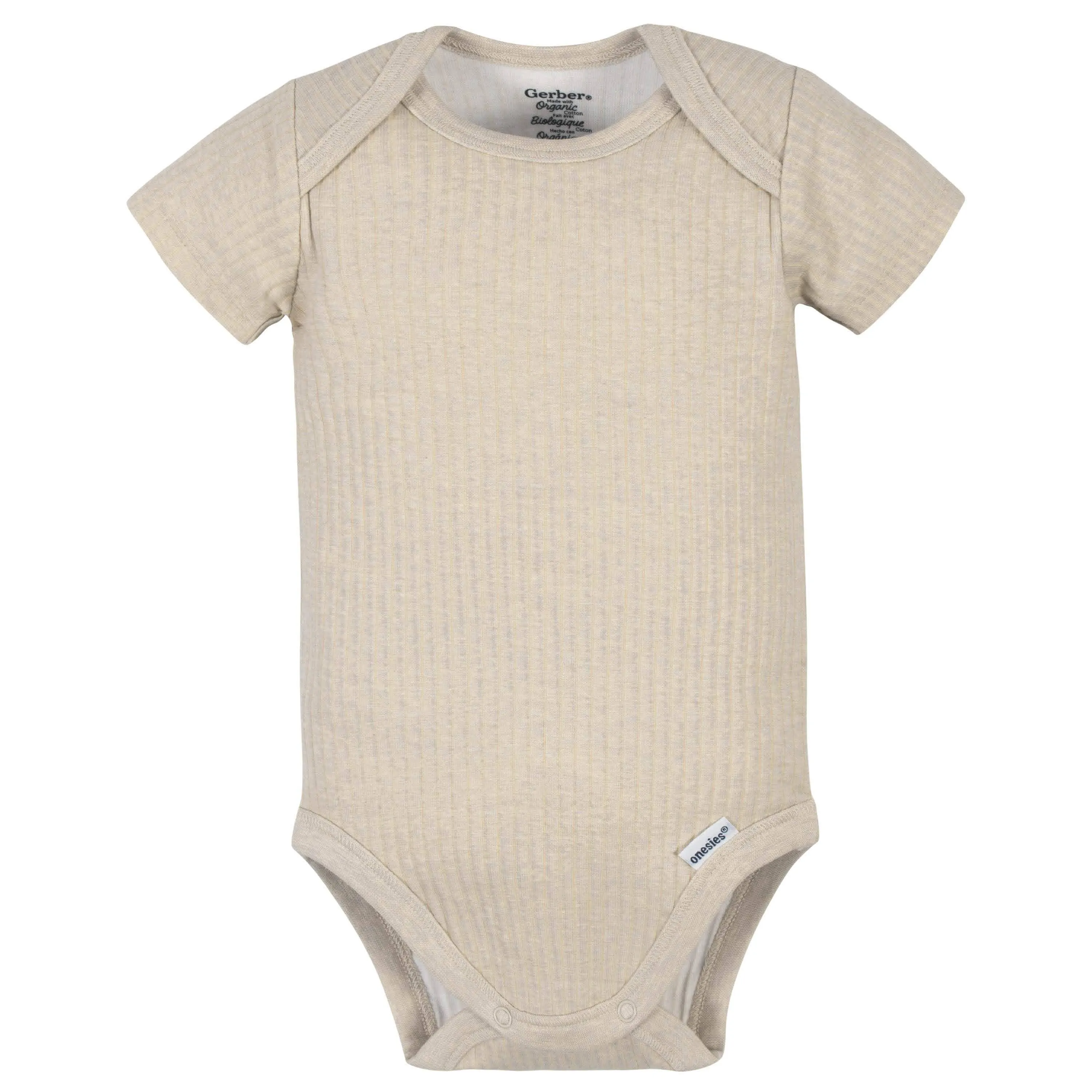3-Pack Organic Baby Boys Jungle Short Sleeve Onesies Bodysuits