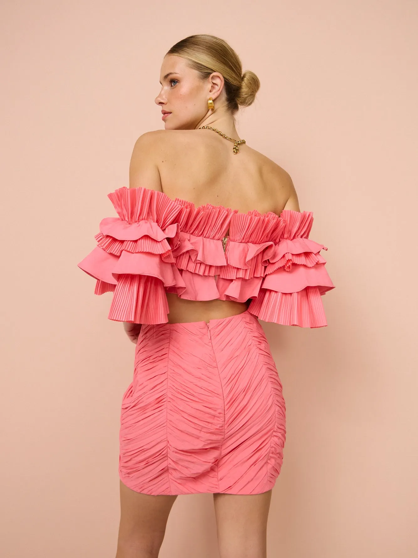 Acler Radford Top in Rouge