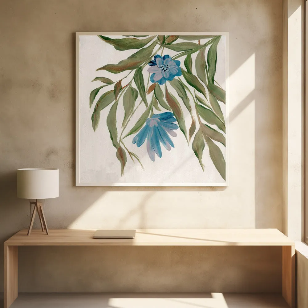 Amour l - Square Stretched Canvas, Poster or Fine Art Print
