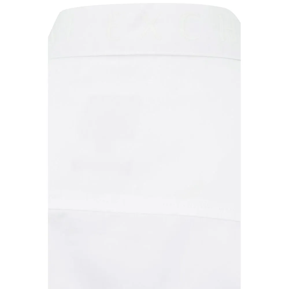 Armani Exchange Elegant White Cotton Shirt for Men