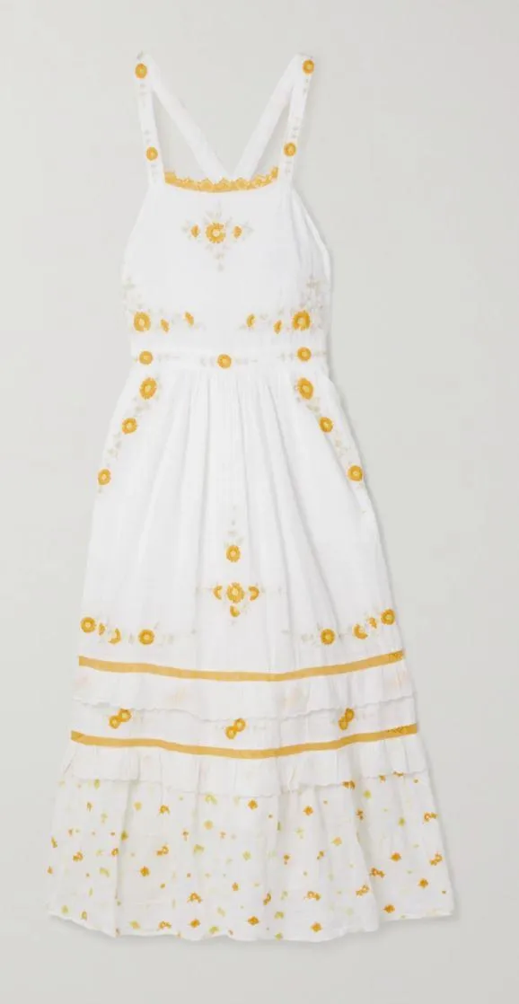 Asher Pinafore Maxi Dress
