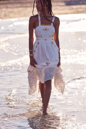 Asher Pinafore Maxi Dress