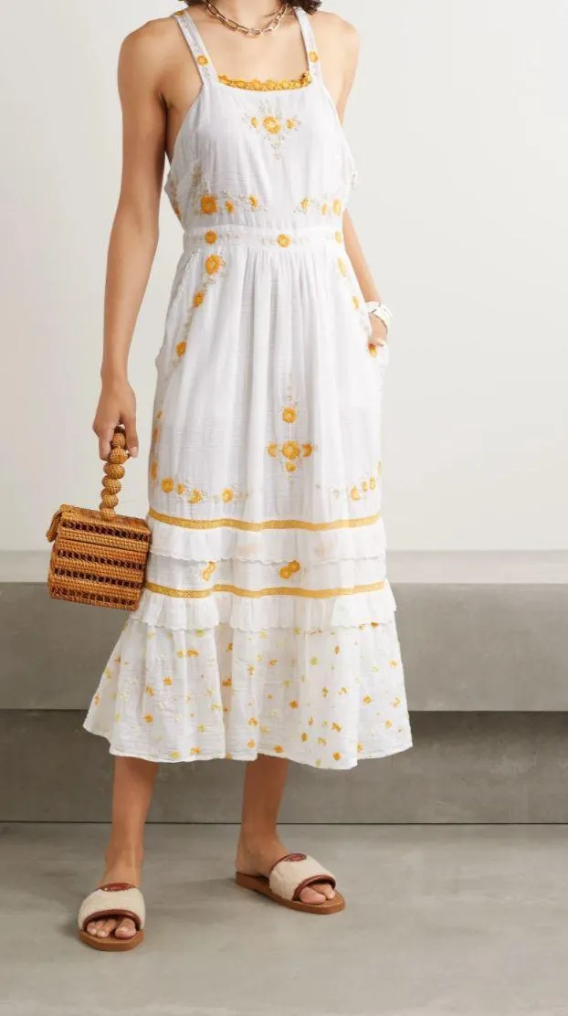 Asher Pinafore Maxi Dress