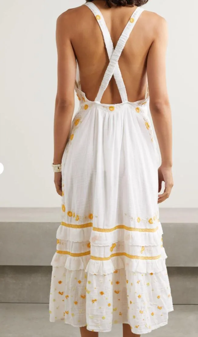 Asher Pinafore Maxi Dress