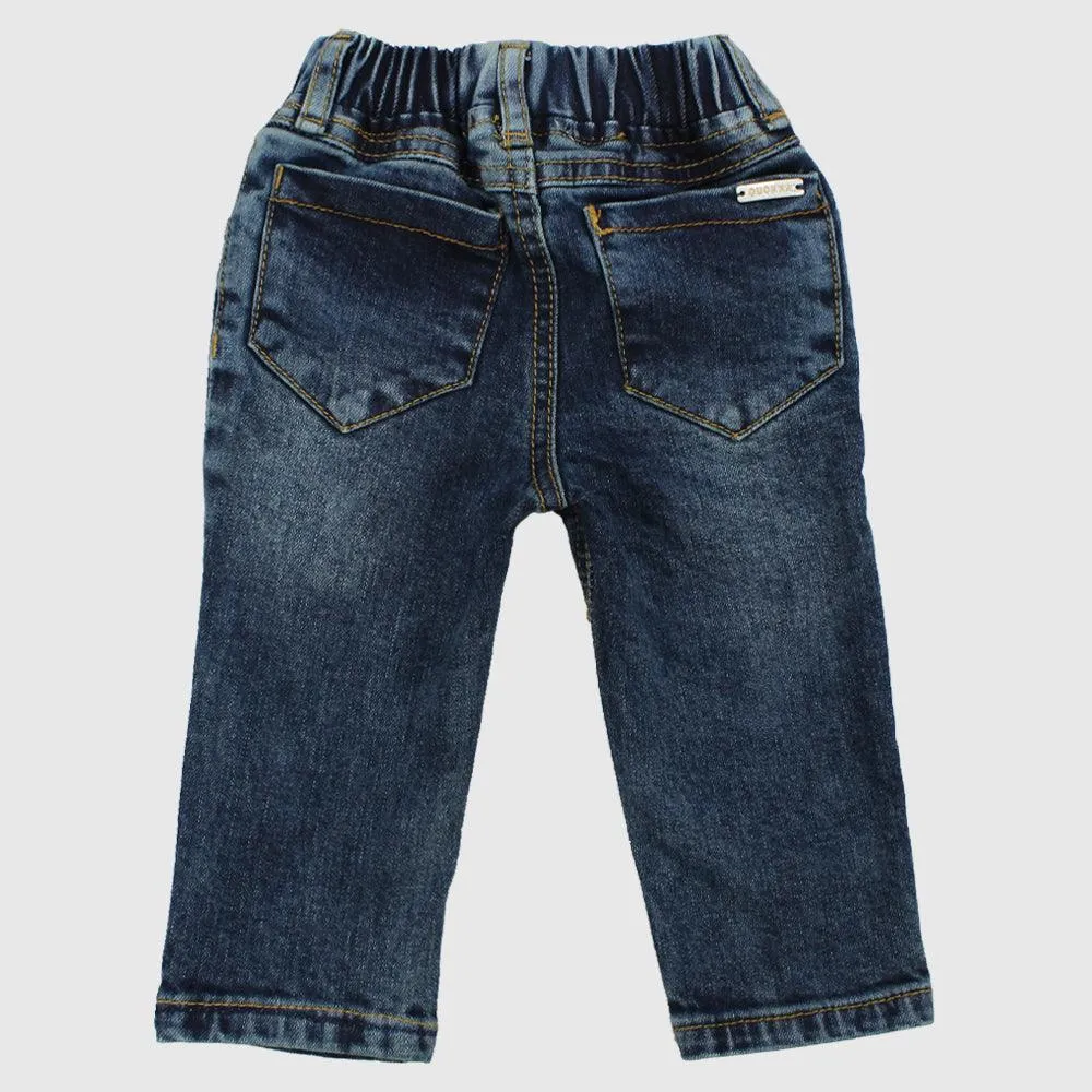Baby Girls' Faded Comfy Jeans