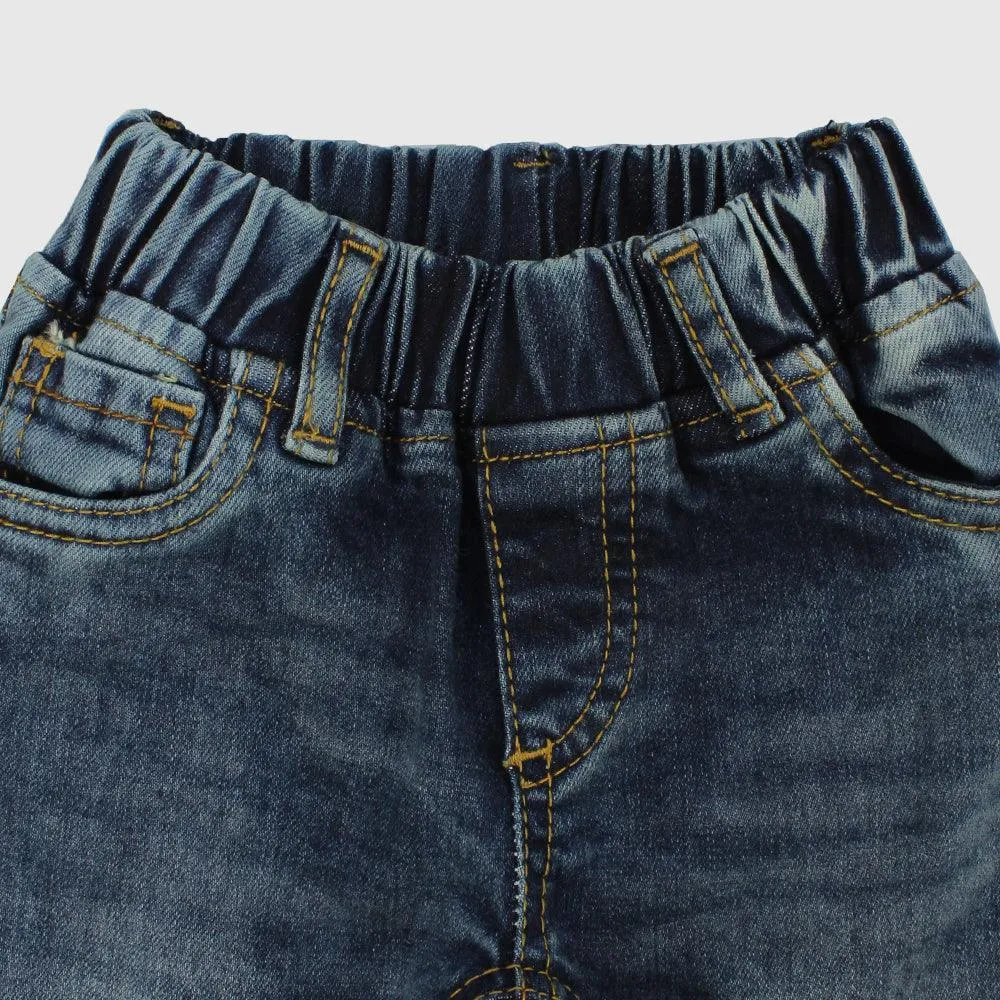 Baby Girls' Faded Comfy Jeans