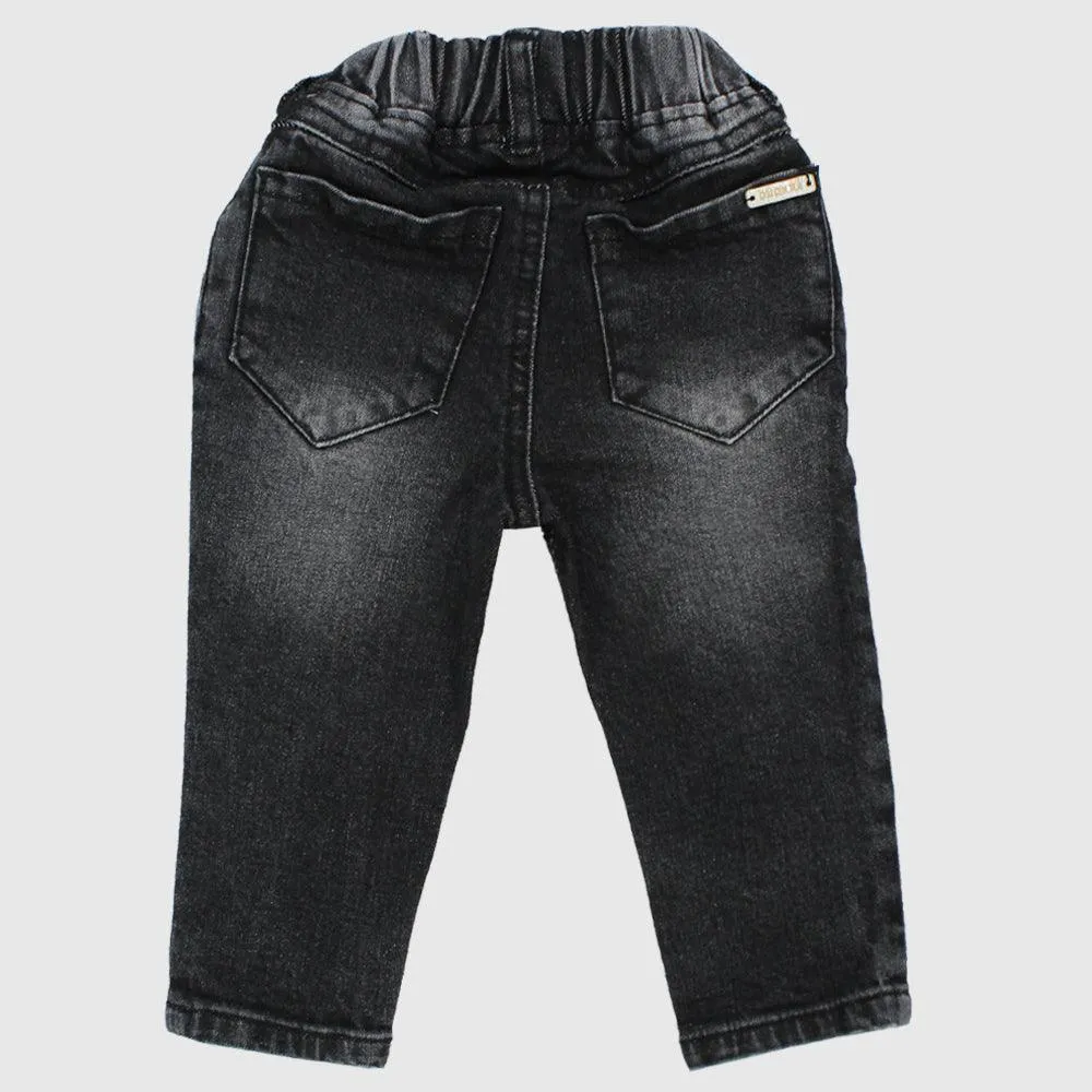Baby Girls' Faded Comfy Jeans