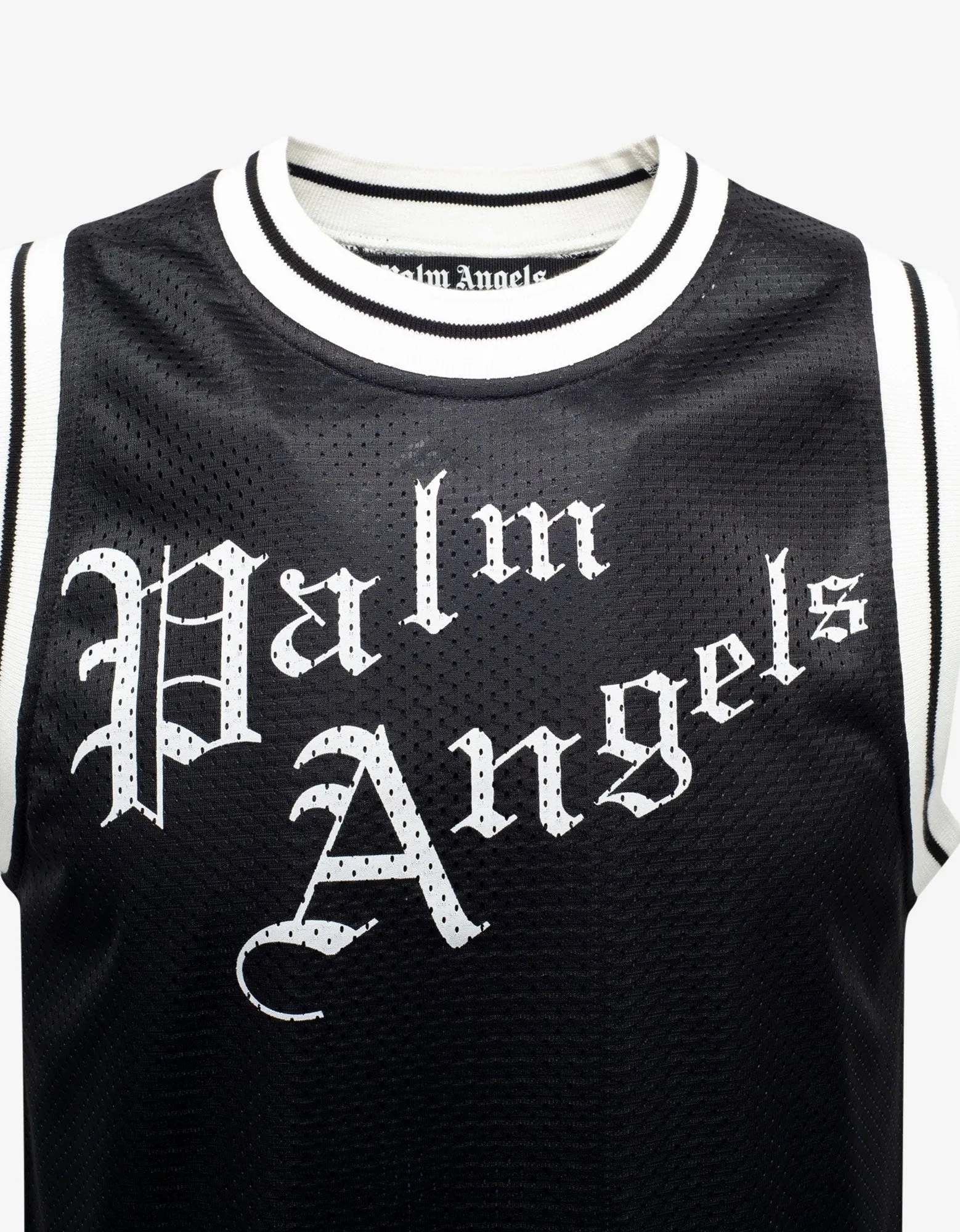 Black Sacred Heart Print Tank Top