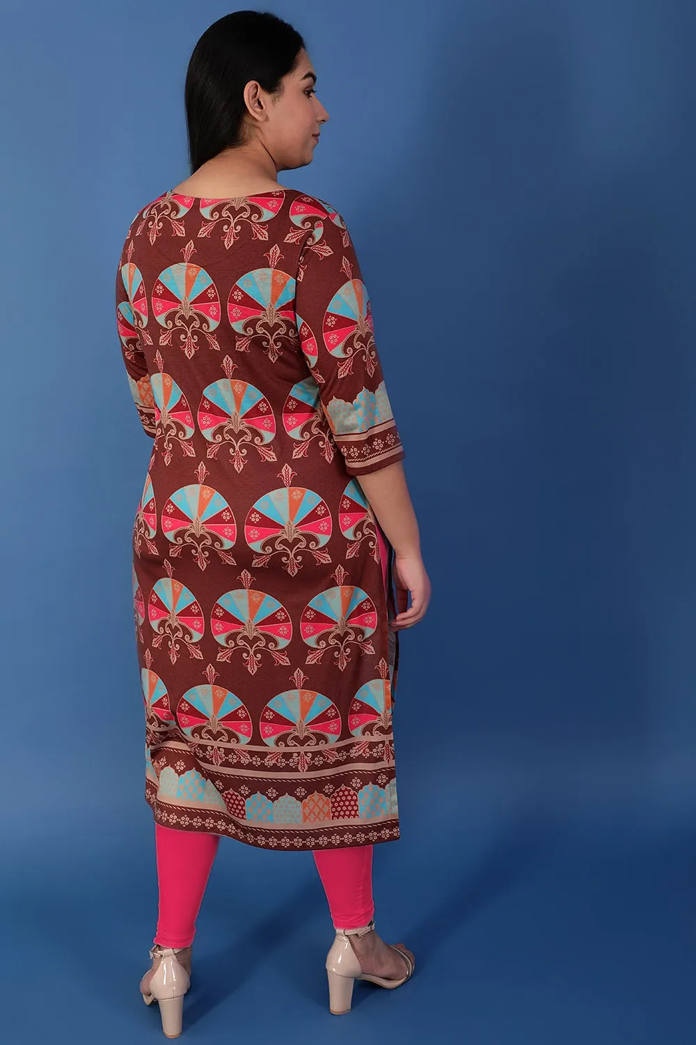 Brown Color Saga Ethnic Kurta