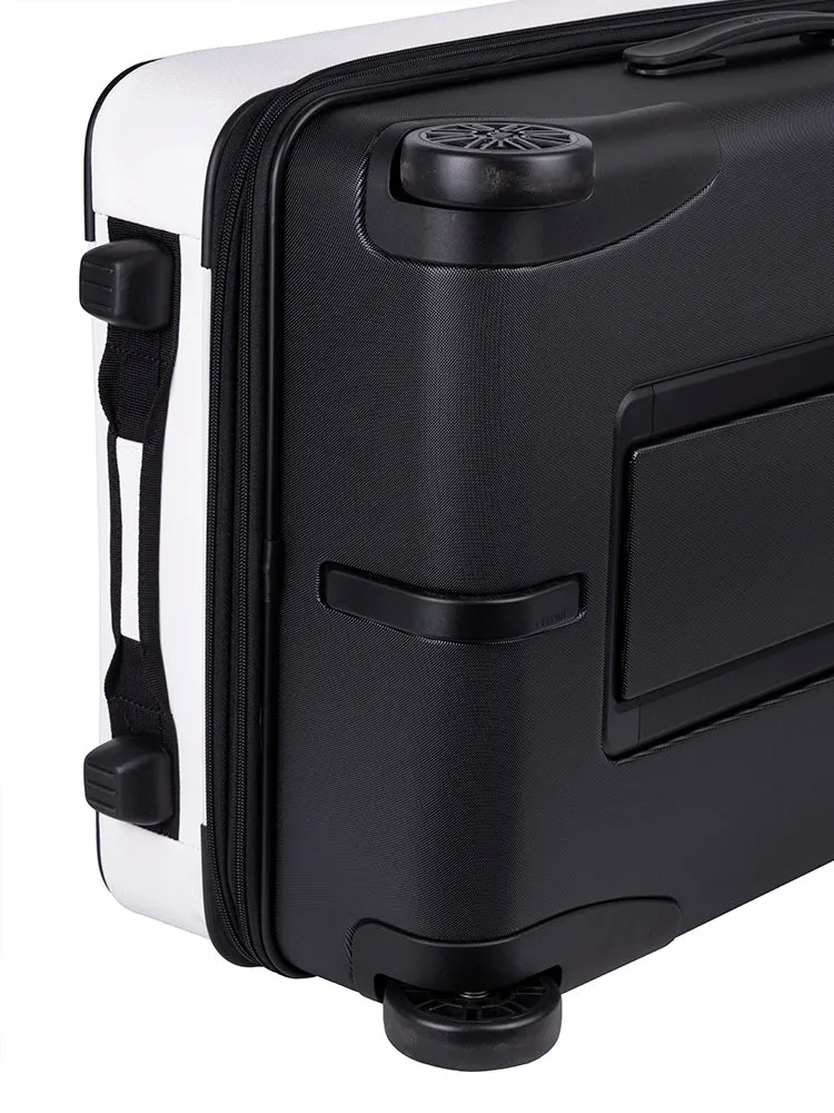 Cellini Pro X Large Trolley Pullman with Oversized Fastline Wheels | White
