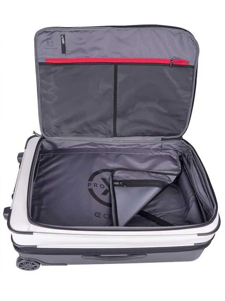 Cellini Pro X Large Trolley Pullman with Oversized Fastline Wheels | White