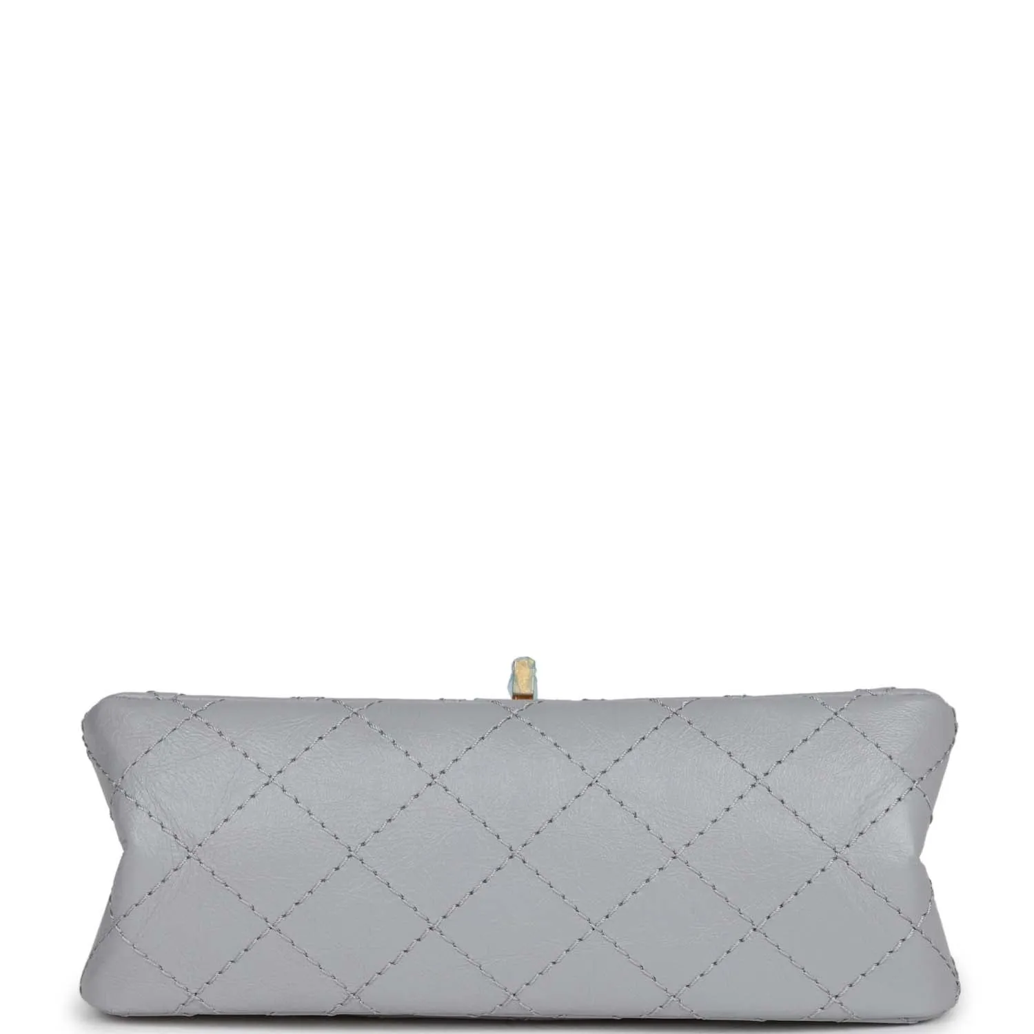 Chanel Mini Reissue 224 2.55 Flap Grey Aged Calfskin Antique Gold Hardware