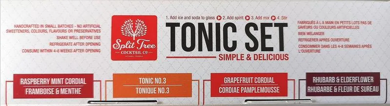 Cocktail Mix Tonic Set Gift Box (Yellow)