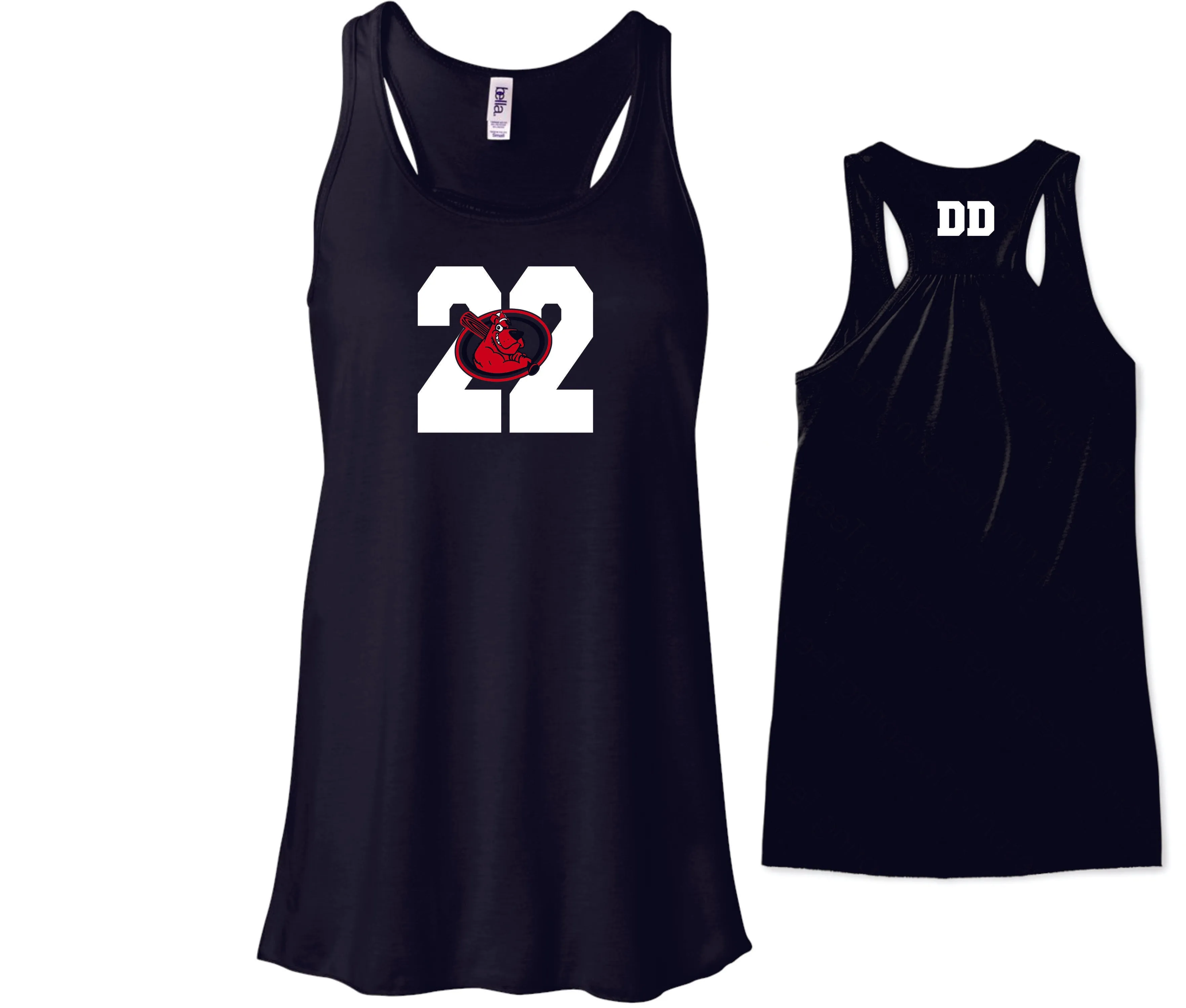 Dirt Dawgs Flowy Tank- 2 designs- Matte or Glitter