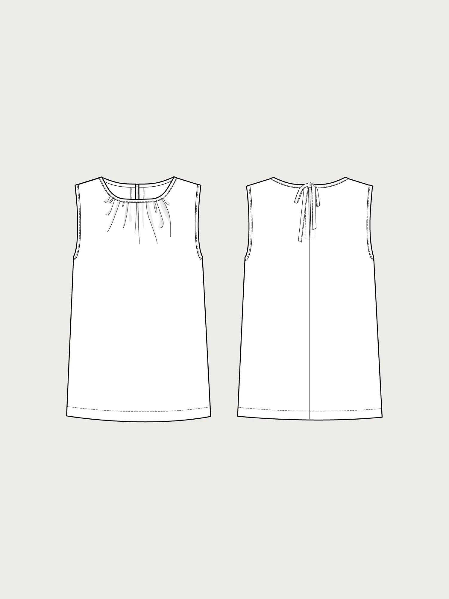 DROP-WAIST DRESS PATTERN