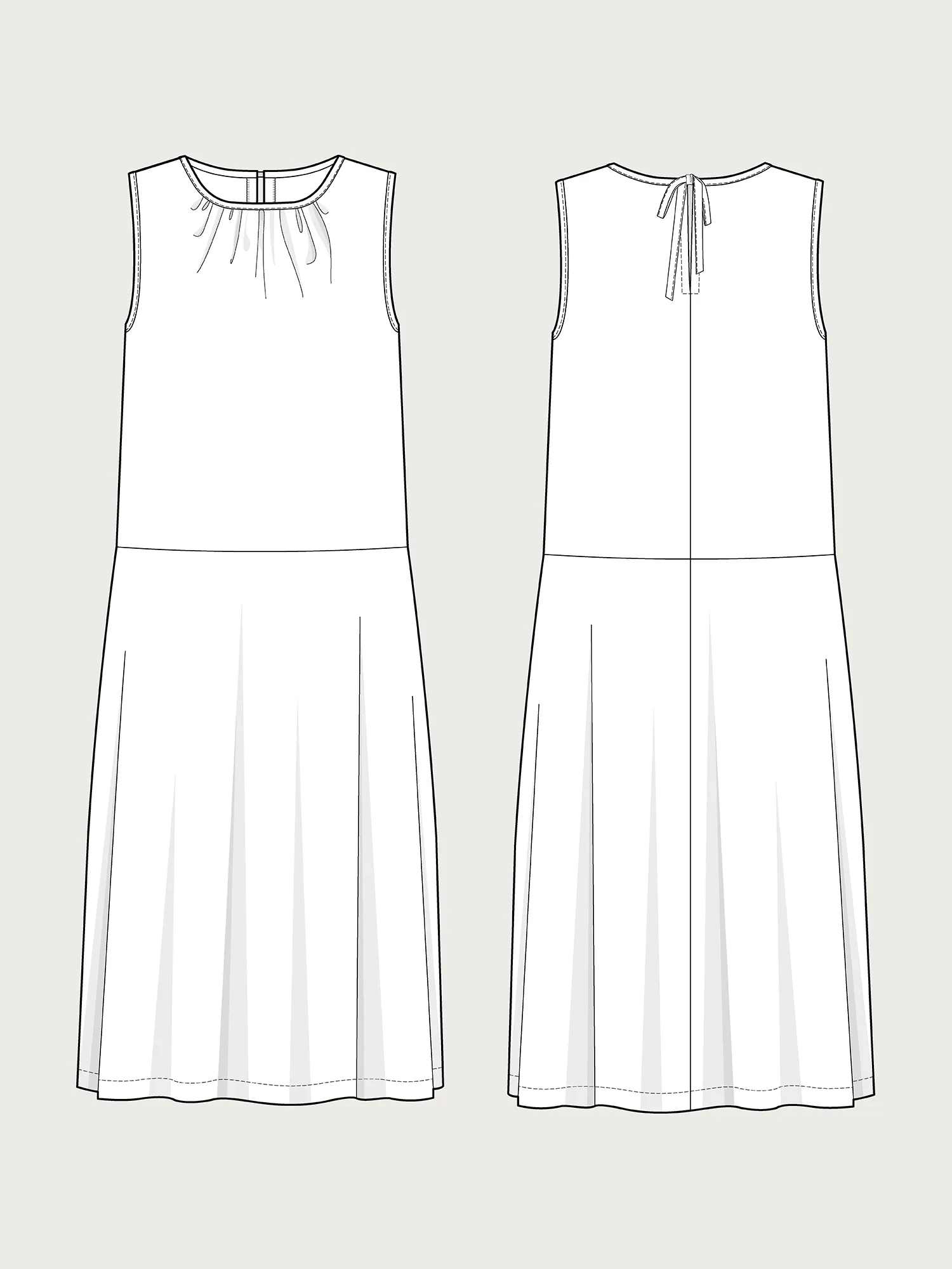 DROP-WAIST DRESS PATTERN