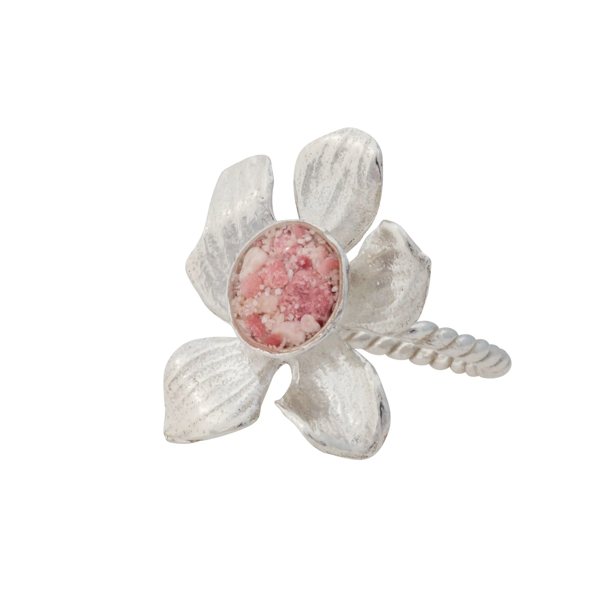 Fera ~ Medium Flower Braided Band Ring