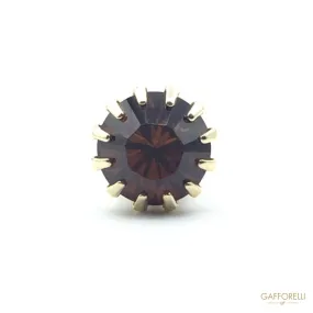 French Setting Buttons with Central Rhinestone - Art. 5203