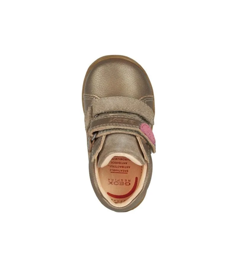 Geox Infant Girl Macchia Leather Shoe B164PA