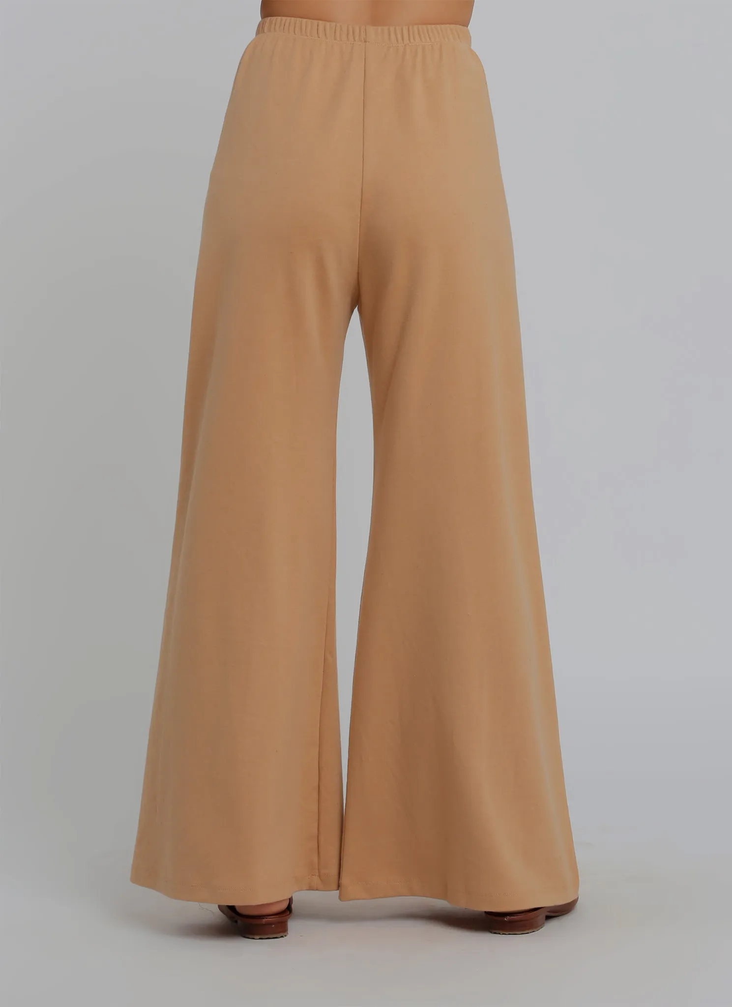 Gingko Wide Leg Elastic Organic Cotton Pant