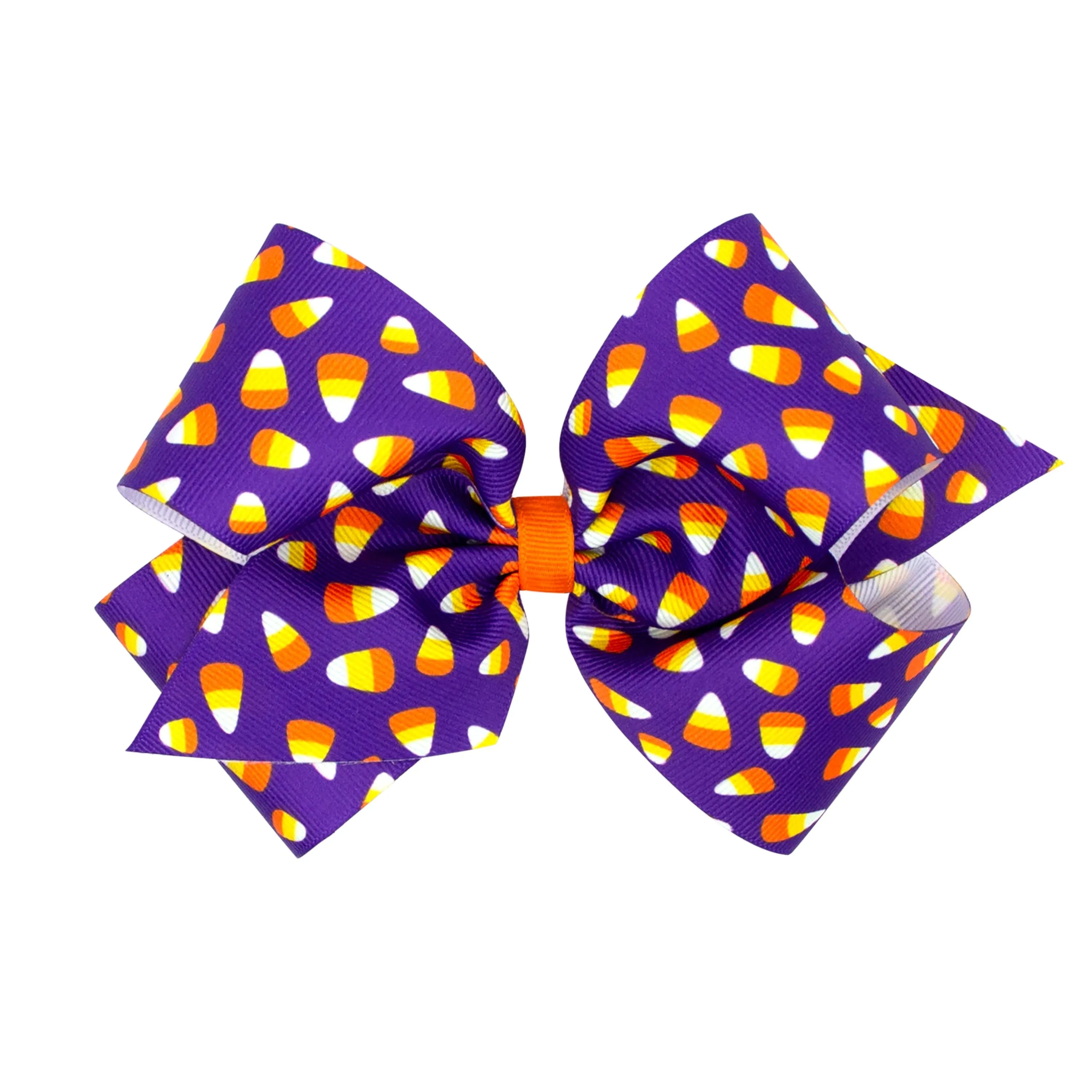 Halloween printed grosgrain bow