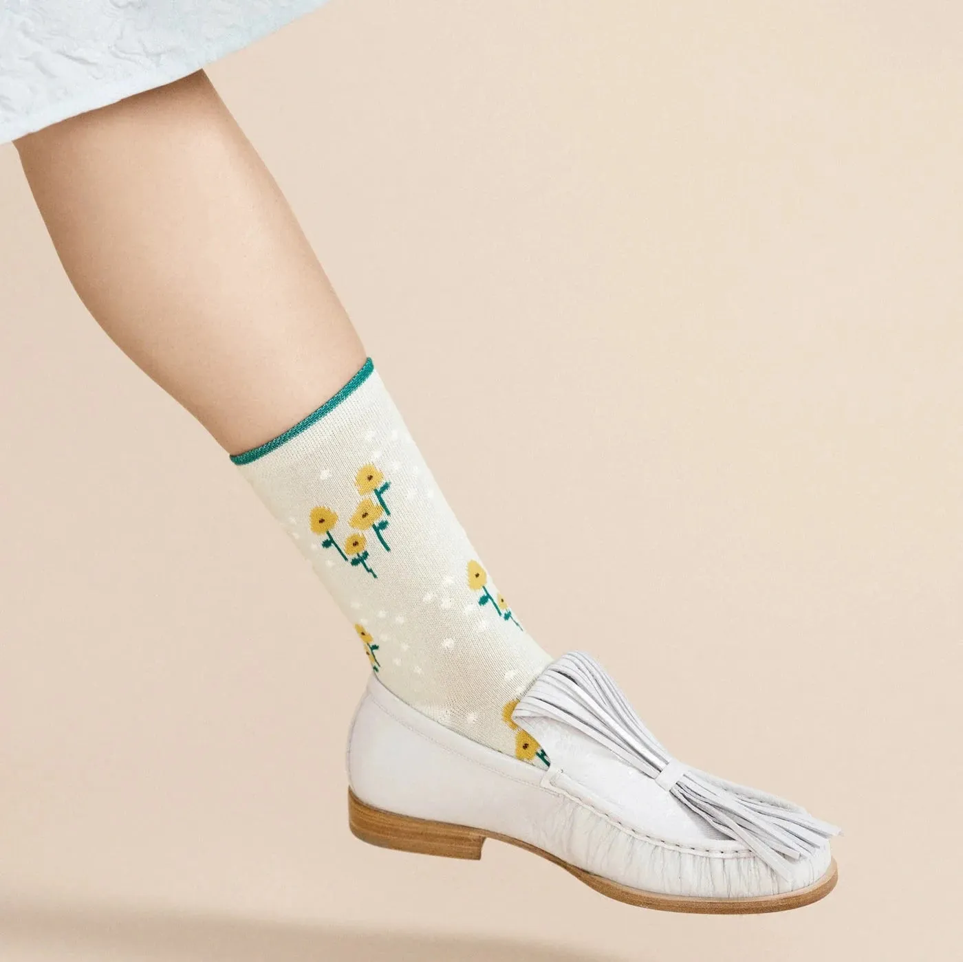 Hansel From Basel | Bountiful Bouquet Crew in Pale Blue