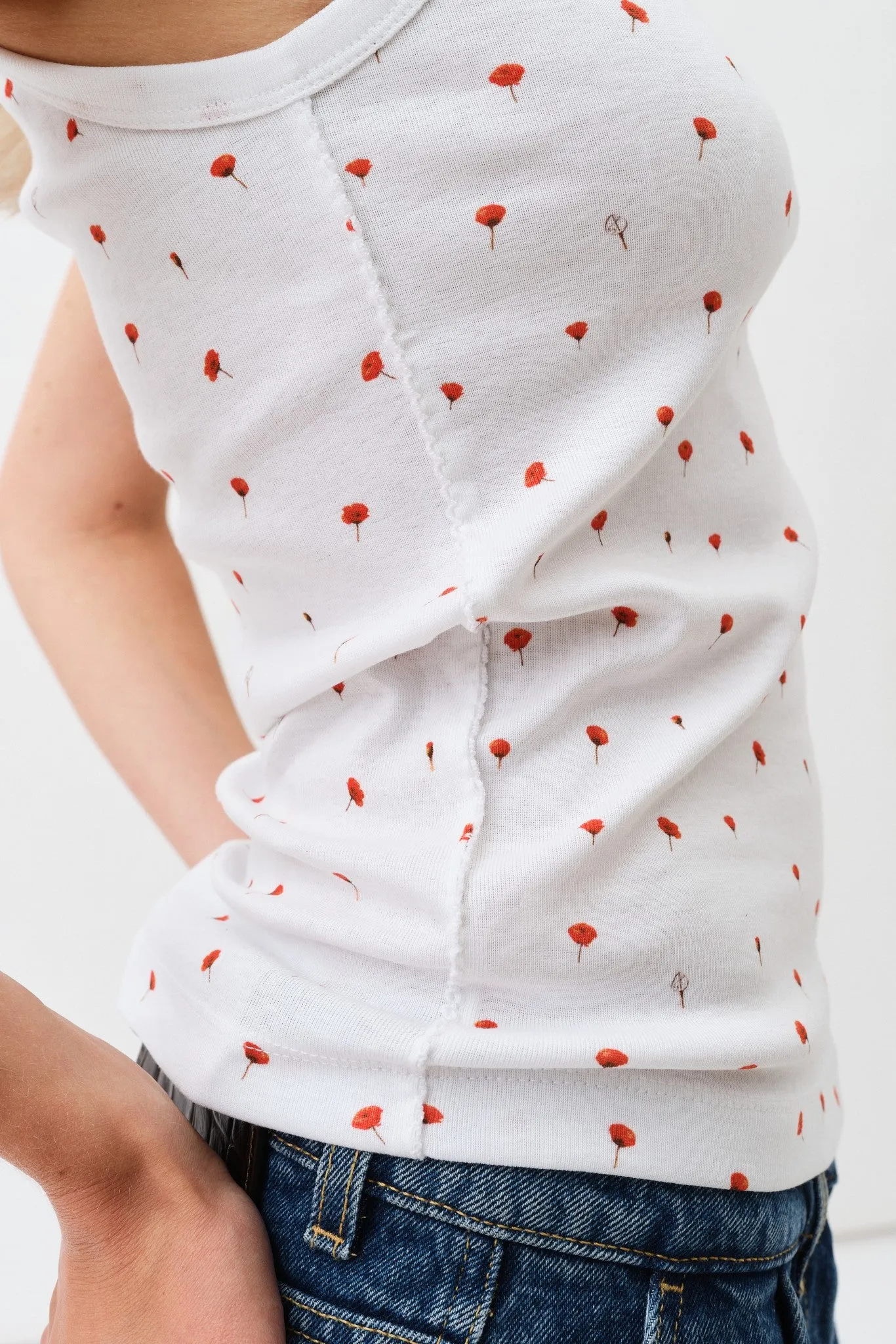 Ivy Tank Top — Poppy Print