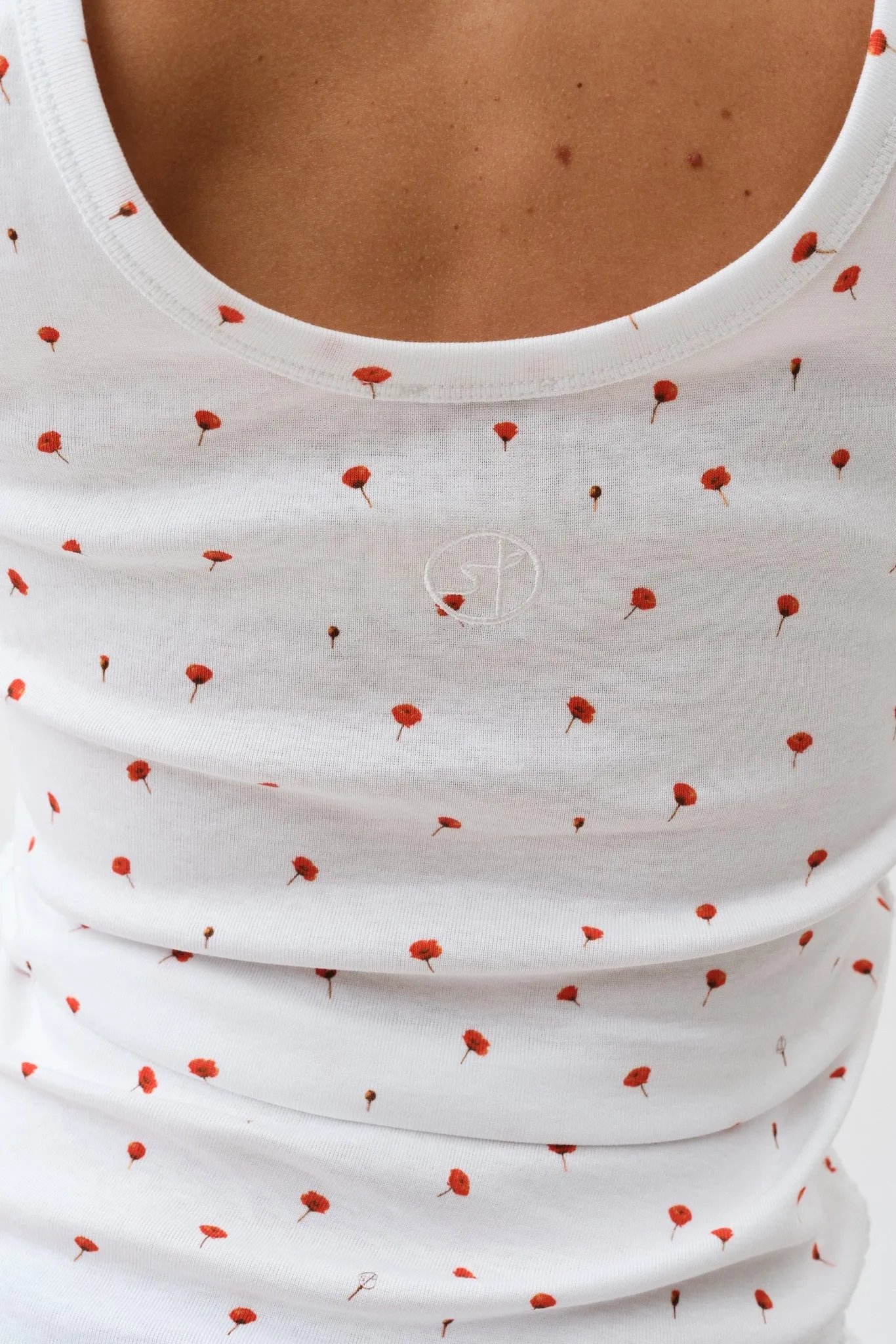 Ivy Tank Top — Poppy Print
