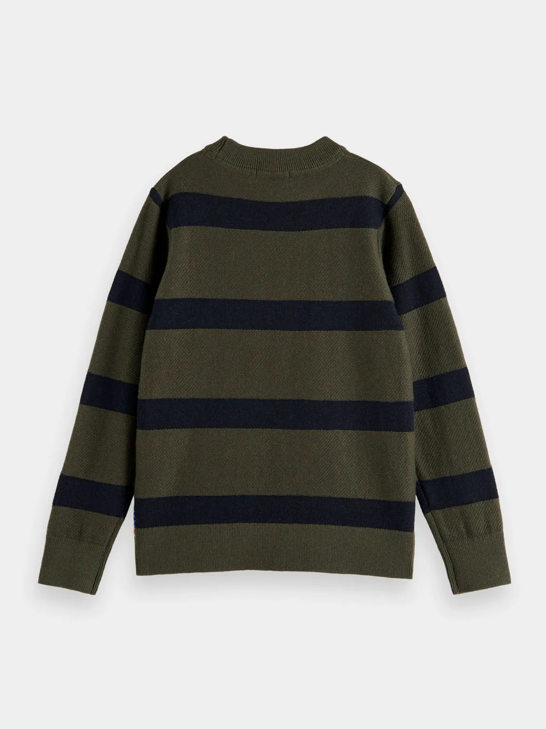 Kids - Striped wool-blended sweater