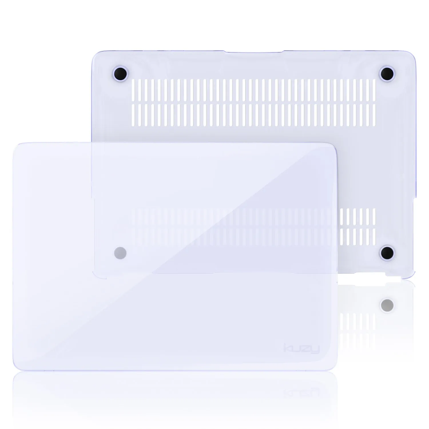 Kuzy - AIR 13-inch CLEAR Crystal Hard Case for Apple MacBook Air 13.3" Models: A1369 and A1466 SeeThru Cover Shell - CLEAR CRYSTAL