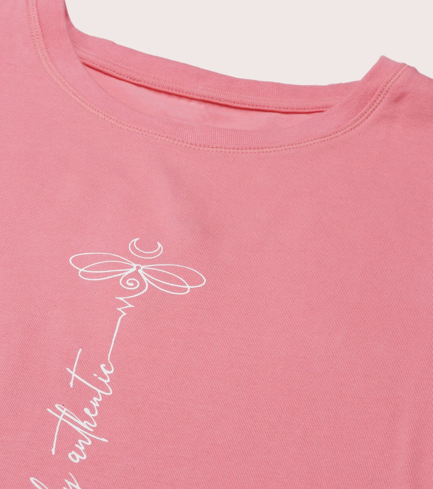Long Sleeve Basic Crew Tee – Graphic Print | Crew Neck Basic Stretch Cotton Tee | E157