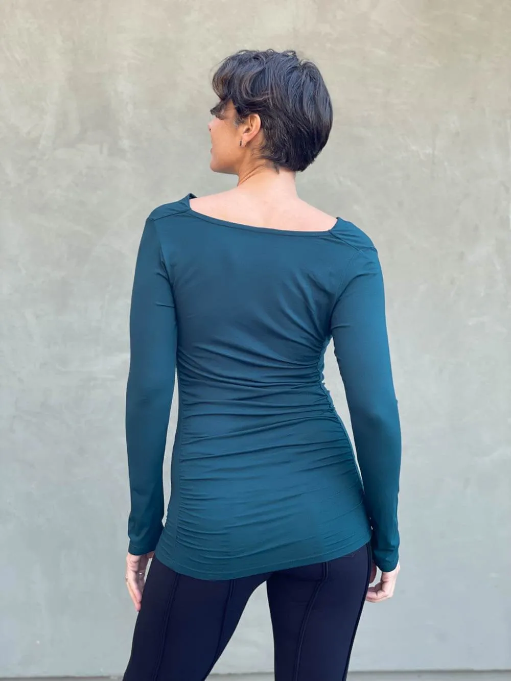 Long Sleeve Gather Top