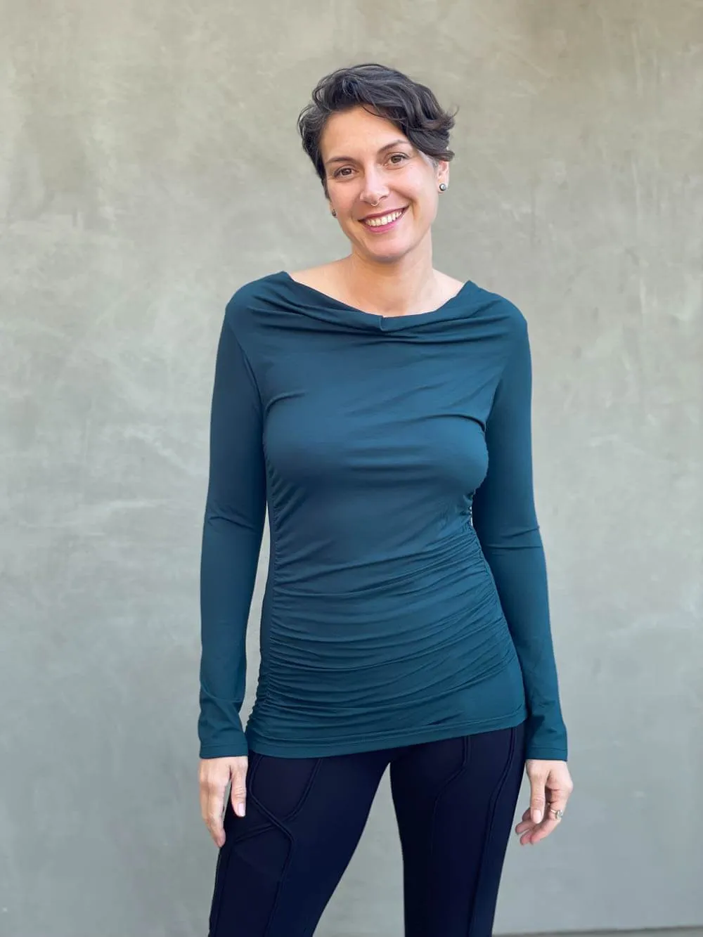 Long Sleeve Gather Top