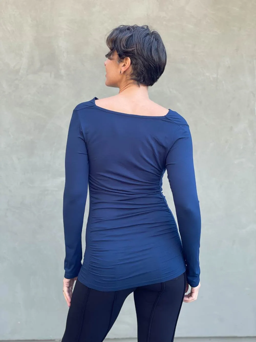 Long Sleeve Gather Top