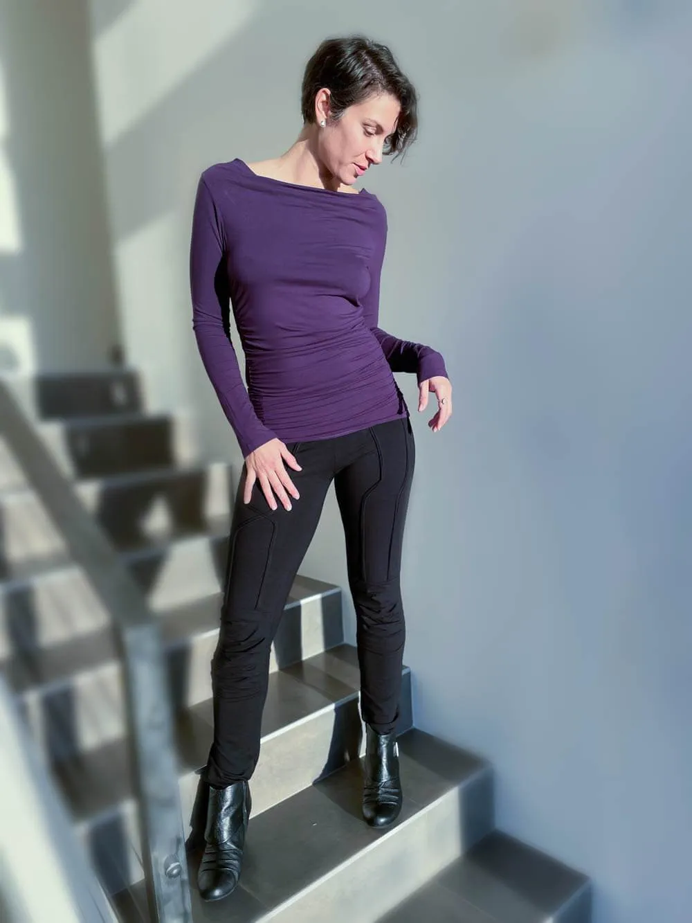 Long Sleeve Gather Top