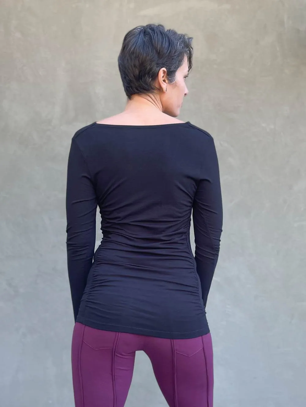 Long Sleeve Gather Top