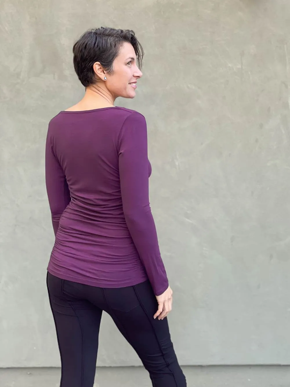 Long Sleeve Gather Top
