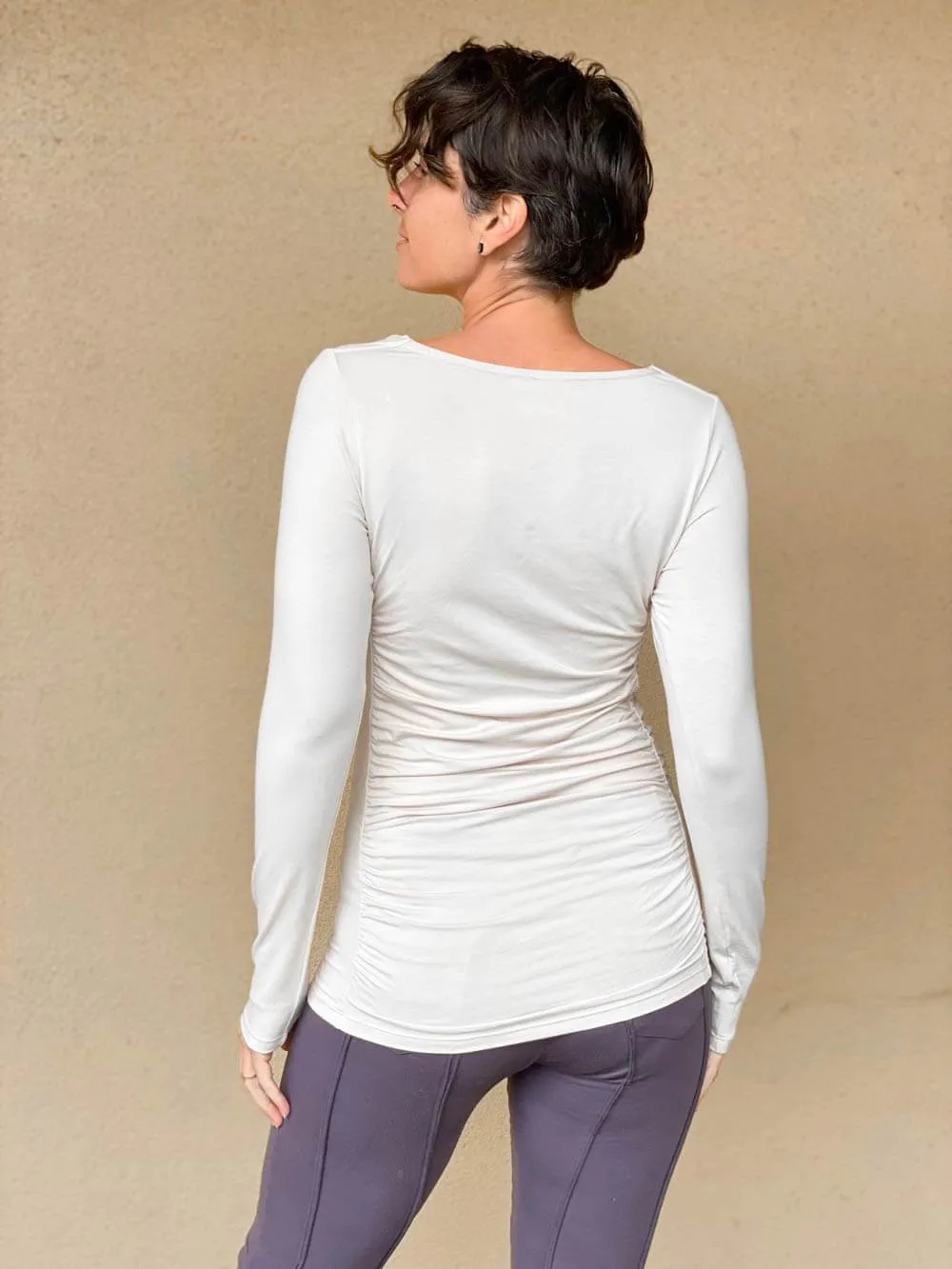 Long Sleeve Gather Top