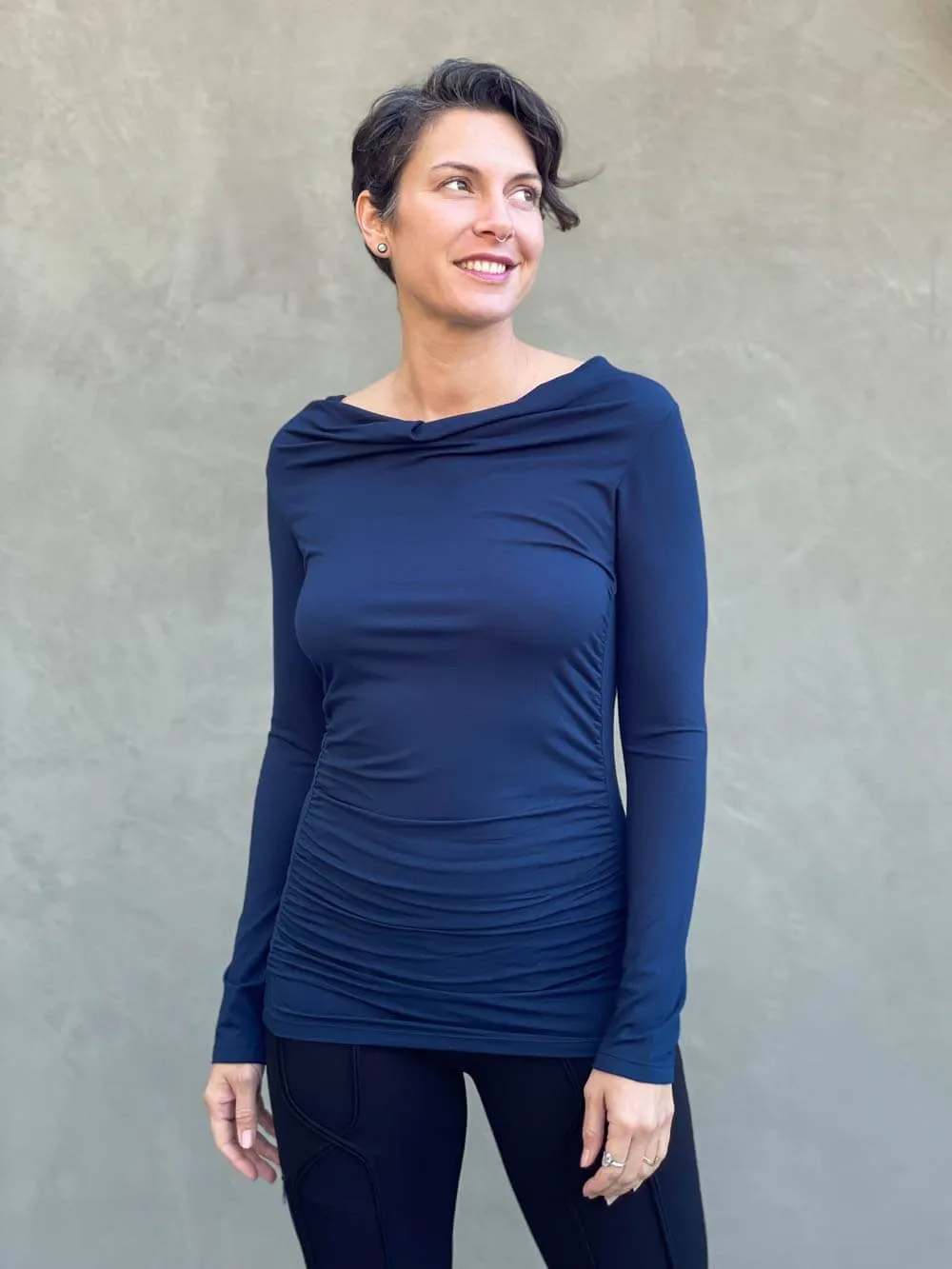 Long Sleeve Gather Top