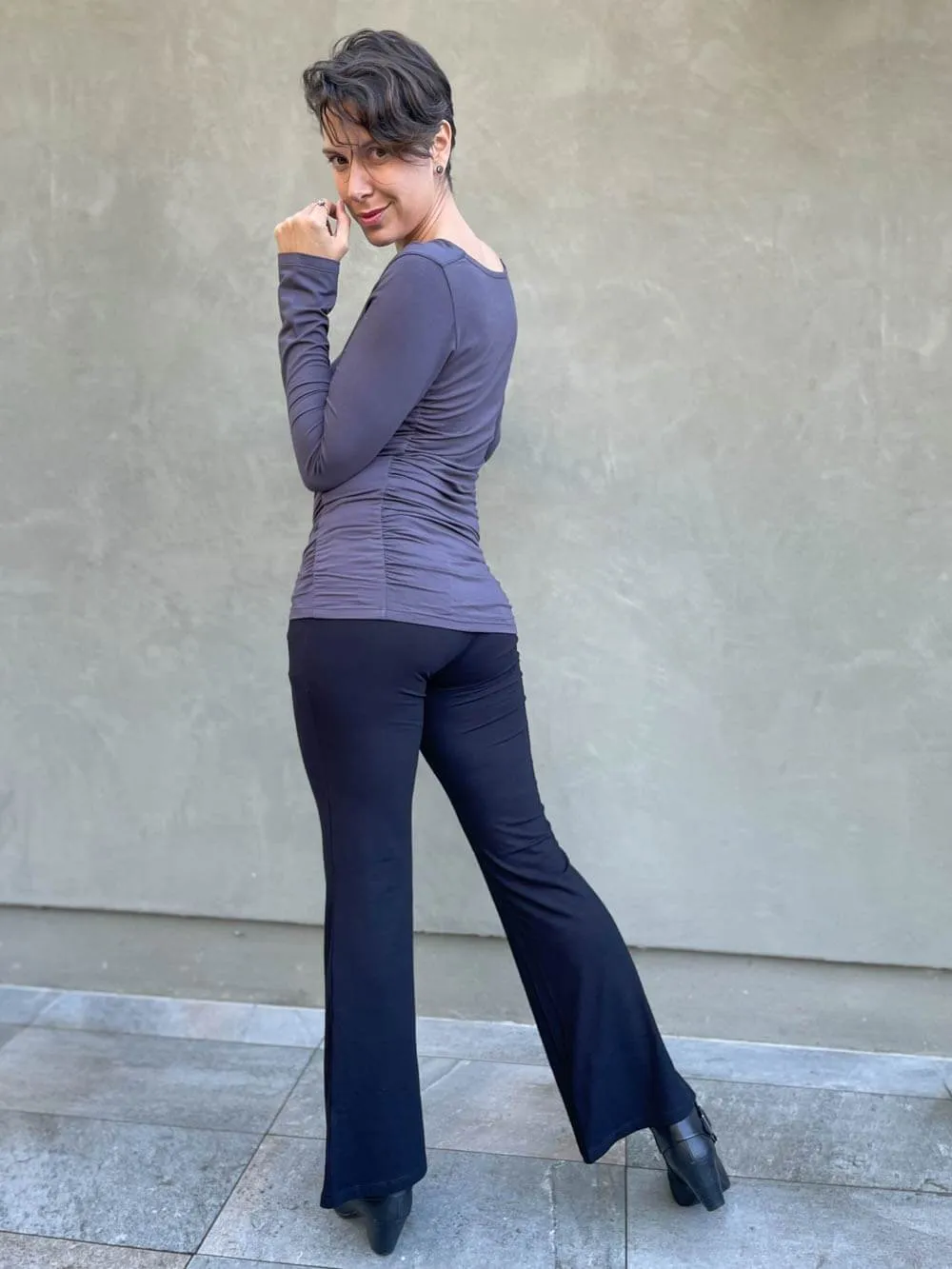 Long Sleeve Gather Top