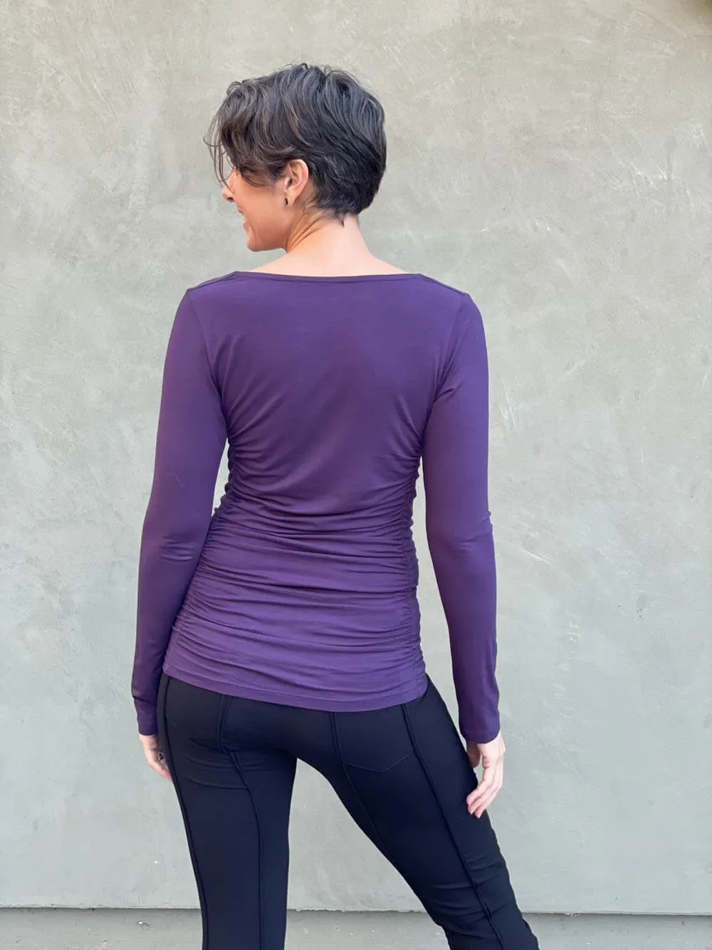 Long Sleeve Gather Top