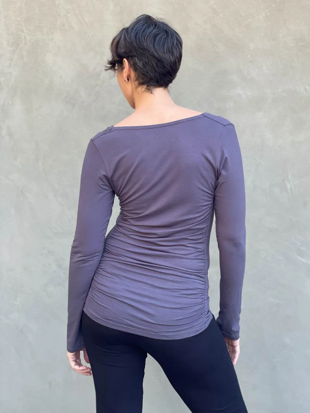 Long Sleeve Gather Top