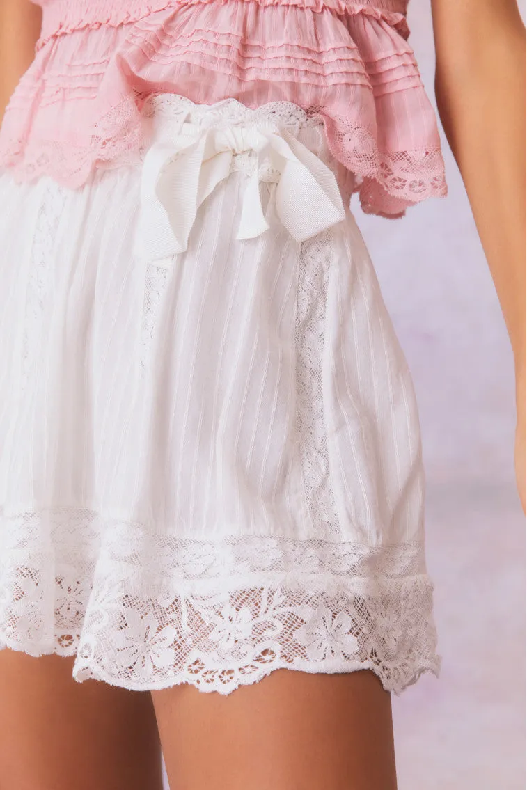 Matera Skirt- TRUE WHITE