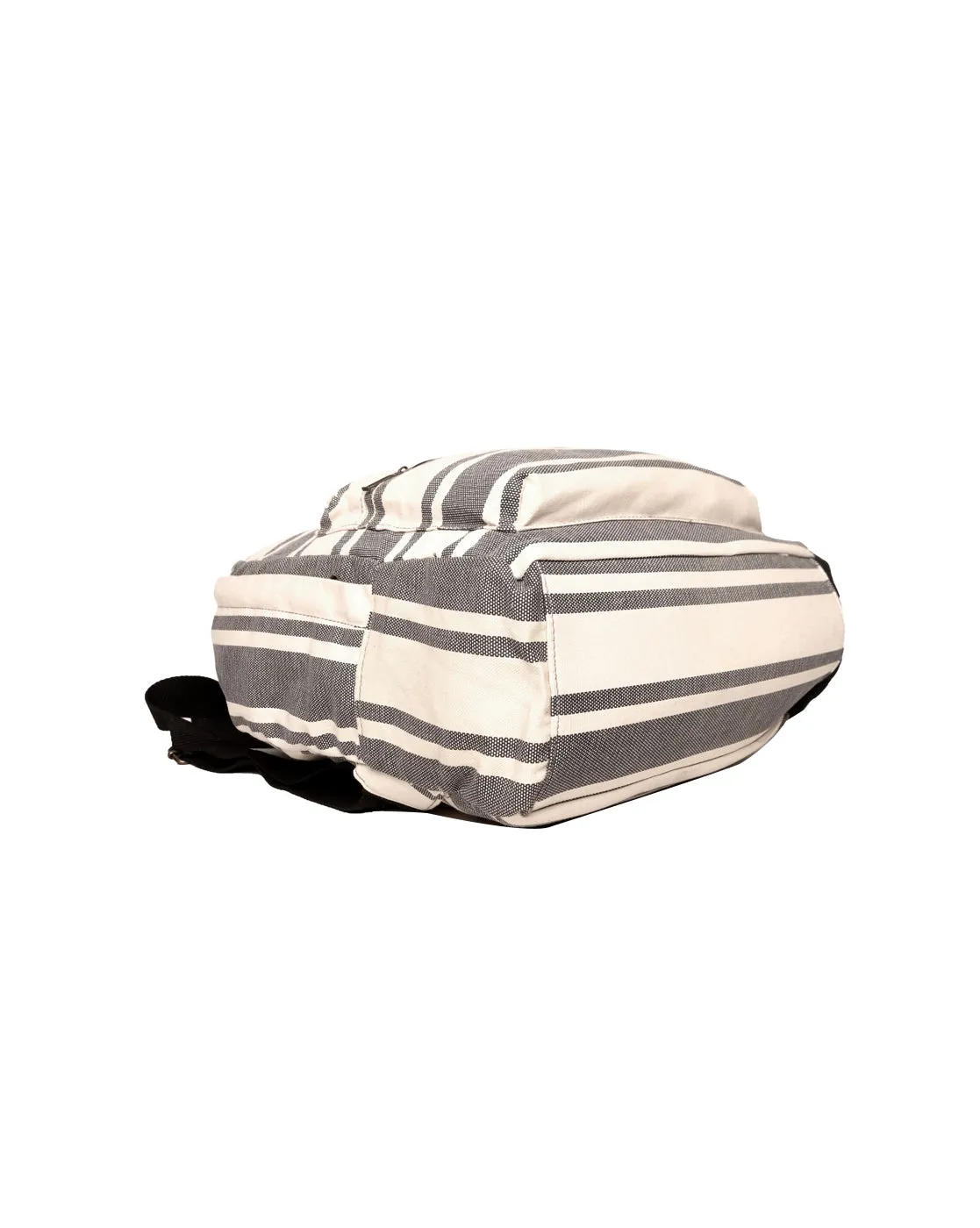 Multi Cotton Stripe Jacquard Girls Backpack Medium Size
