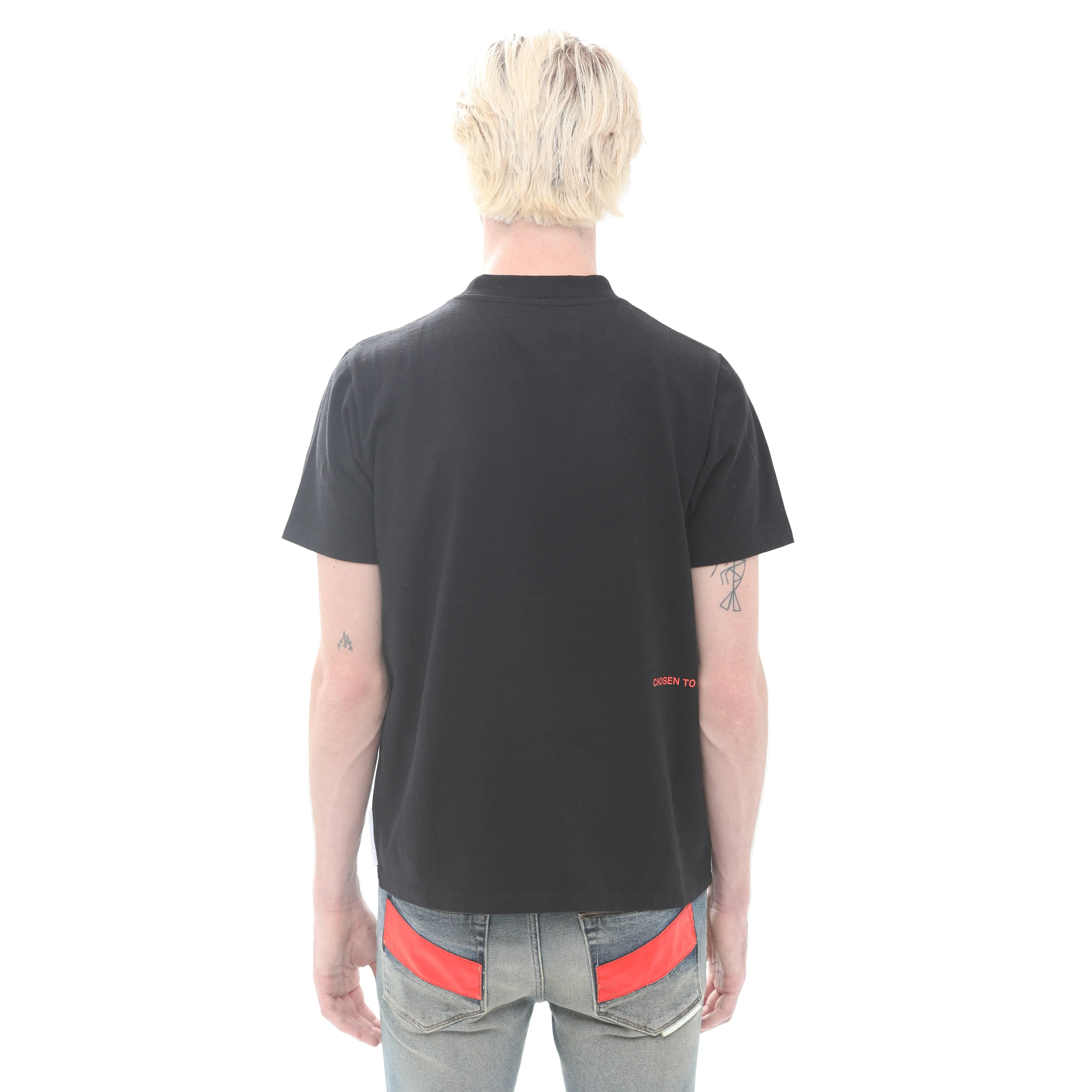 NOVELTY TEE "FREQUENCY" IN BLACK