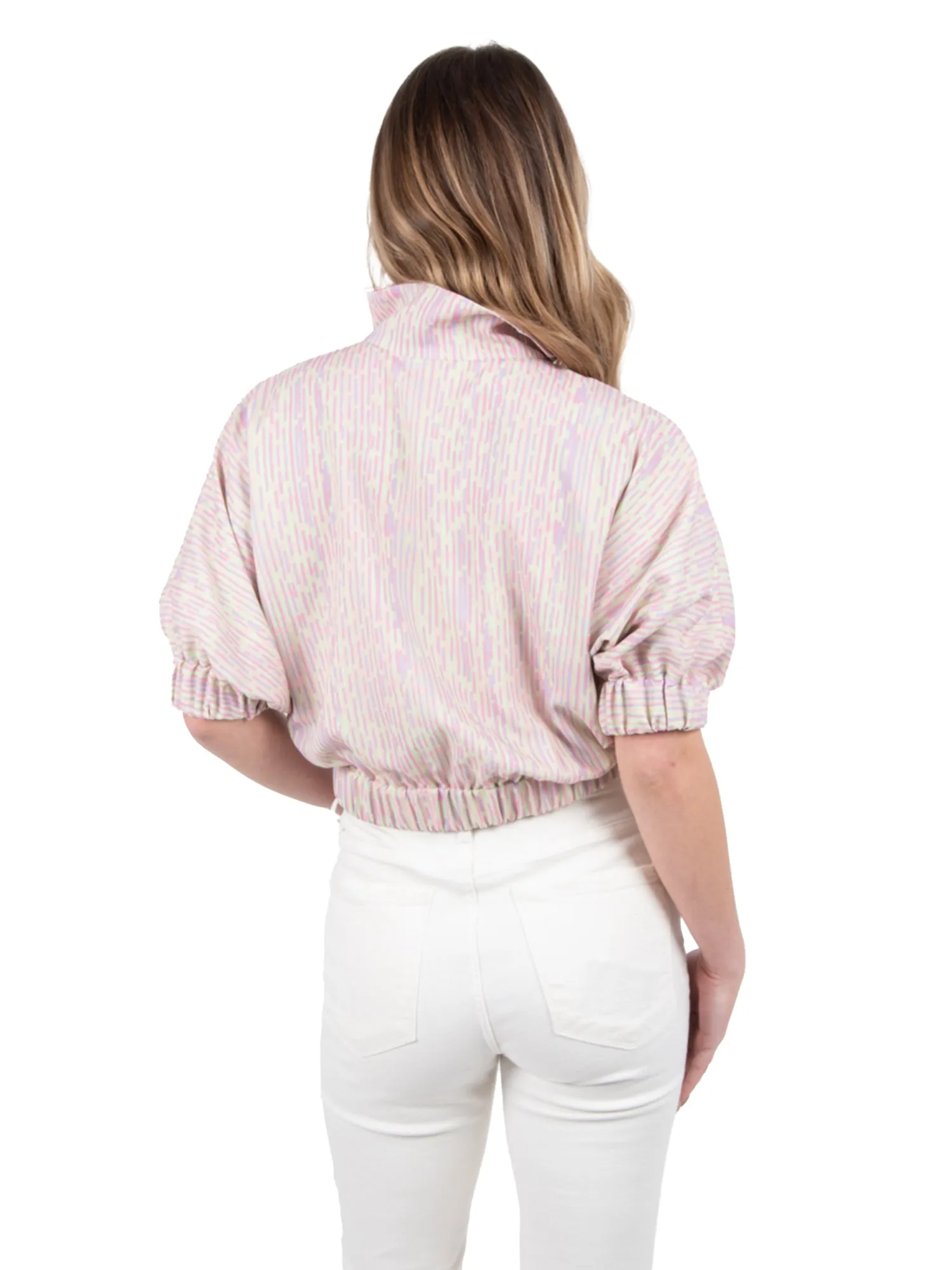 Poppy Crop - Highlighter Stripe