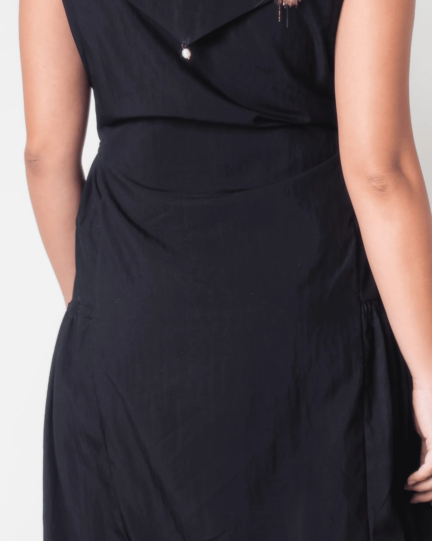 [Ready Today] Drawstring Dress Black