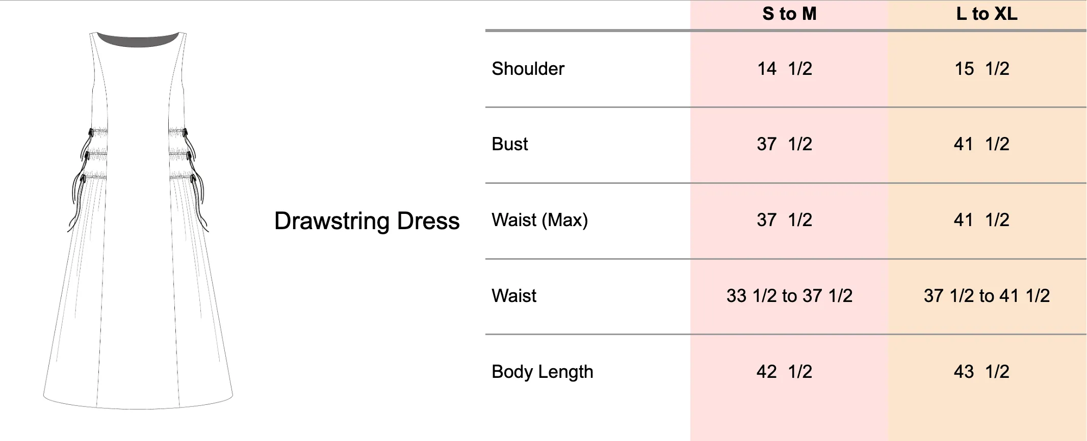 [Ready Today] Drawstring Dress Black